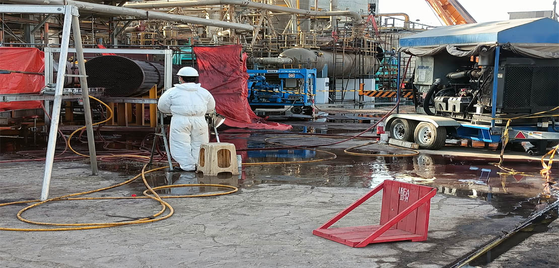 HPWJ Cleaning Pak Arab Engineering (Pvt) Limited.